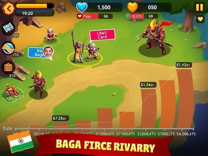 Baga Fierce Rivalry popularity chart showing growth in Indian market